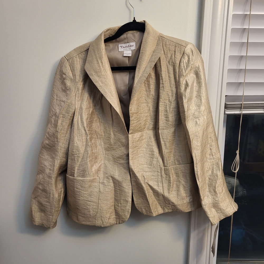 TanJay Women's Gold Jacket
